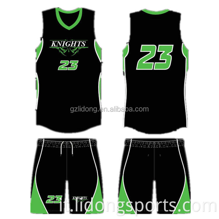 Uniforme da basket camo Basketball Jersey Uniform Design Colore Blue Basketball Jersey Uniform Design